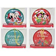 KURT ADLER Disney Christmas ornament - Mickey & Minnie disc - Christmas Ornaments