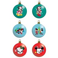 KURT ADLER Disney Colourful balls Mickey & Minnie, diameter 8 cm - Christmas Ornaments