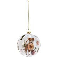 H&L Christmas ornament 8 cm dog, mix of colours - Christmas Ornaments
