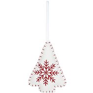 H&L Christmas decorations - tree, white, 10 cm - Christmas Ornaments