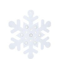H&L Christmas decoration LED snowflake, Hangdeco, white, 35 cm - Christmas Decoration