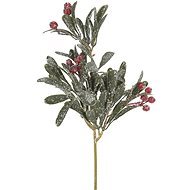 H&L Christmas decoration - branch with berries, green, 34 cm - Christmas Decoration