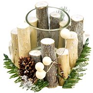 DOMMIO Christmas candle holder - playpen, 8 × 12 cm - Christmas Candlestick