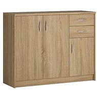 Nejlevnější nábytek Komoda Asola 3D - 2S, dub sonoma - Chest of Drawers