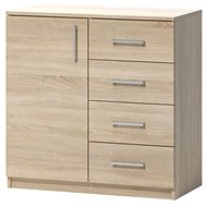 Cheapest furniture Dresser Callan 02, light oak - Chest of Drawers