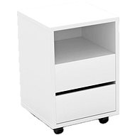 Cheapest furniture Container Voksa, white - Chest of Drawers