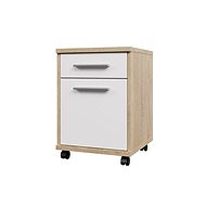 Cheapest furniture Container Matjby Gianni, oak sonoma/white - Chest of Drawers