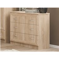 Cheapest furniture Plantago chest of drawers, oak sonoma - Chest of Drawers