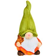 Dommio Leprechaun with leaf ceramic 15 × 8 cm - Decoration