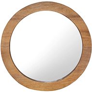 Shumee Nástěnné kulaté 60 cm teak  - Mirror