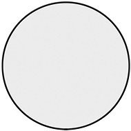 Shumee Nástenné okrúhle čierne 50 cm - Zrkadlo