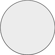 Shumee Wall mounted round black 60 cm - Mirror