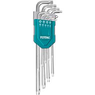 Total THT106392 L - klíče Torx prodloužené, sada 9 ks - Hex Key Set