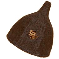 UAB Namu Tekstile Sauna cap, brown, 100% cotton - Sauna Hat