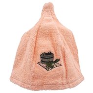 UAB Namu Tekstile Sauna cap, apricot, 100% cotton - Sauna Hat