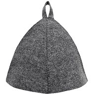SOTRA Sauna cap "Classic", grey, wool - Sauna Hat
