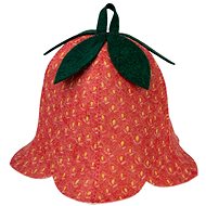 SOTRA Sauna cap Strawberry, felted wool - Sauna Hat
