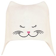 SOTRA Sauna cap with embroidery Kitty, Merino wool - Sauna Hat