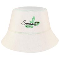 SOTRA Sauna cap with embroidery SAUNA club, wool felt - Sauna Hat