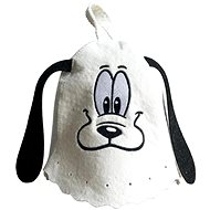 SOTRA Sauna cap Pluto with embroidery, 100% wool - Sauna Hat