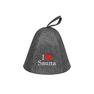 Sotra Sauna Hat I LOVE sauna, 100% Wool - Sauna Hat