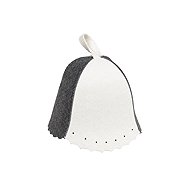 Sotra Sauna Hat MIX White/Grey, 100% Wool - Sauna Hat