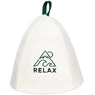 Sotra Sauna Hat with Relax Embroidery, Wool - Sauna Hat