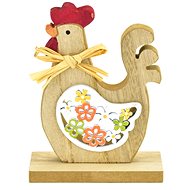 Dommio Chicken with flowers, 14 cm - Easter Decoration