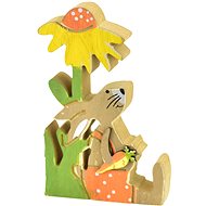 Dommio Flower with bunny, 15 cm - Easter Decoration