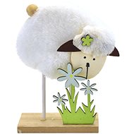 Dommio Plush sheep with flowers, 16 cm - Easter Decoration