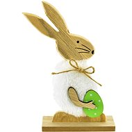 Dommio Plush Rabbit with Egg, 22 cm - Easter Decoration