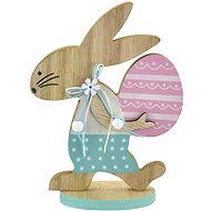 Dommio Wooden bunny with egg, 17 cm - Easter Decoration