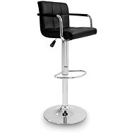 Aga Bar chair with arms black - Bar Stool