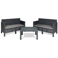 TOOMAX Penelope 4 seater special set - graphite - Garden Furniture