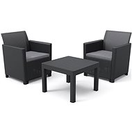 KETER Garden furniture set CLAIRE balcony, graphite - Garden Furniture