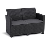 KETER Garden bench MARIE 2 seater sofa, graphite - Garden Bench
