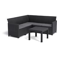 KETER Set of garden furniture MARIE 5 corner, graphite - Garden Furniture