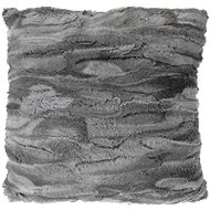 H&L Decorative pillow Furry 45 × 45 cm, grey - Pillow