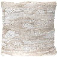 H&L Decorative pillow Furry 45 × 45 cm, beige - Pillow