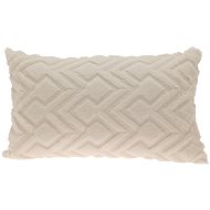 H&L Kožešinový polštář 50 × 30 cm, bílá - Pillow