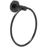 MarkAdler Round towel holder Level 1.2, black - Towel Rack