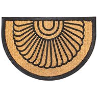 Home Element Coir mat, semicircle, 40 × 60 cm, Flower - Doormat
