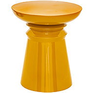 Atmosphera Coffee table JAYA, diameter 38 × 43 cm, yellow - Coffee Table
