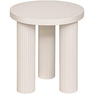 Atmosphera Round coffee table TELLA, cream, diameter 40 cm - Coffee Table