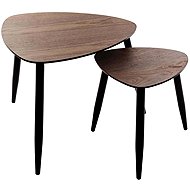 Atmosphera Set of 2 coffee tables MILEO, triangular shape - Coffee Table