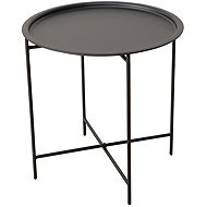 Boltze Folding table - tray ROCKO, diameter 46 cm - Coffee Table