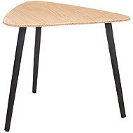Giftdecor Triangular coffee table with wooden top, 64 × 60 × 48 cm - Coffee Table
