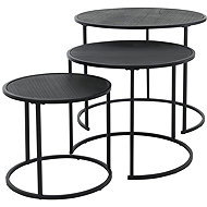 Home Styling Collection MOVO Round Storage Table Set, 3 pieces - Coffee Table