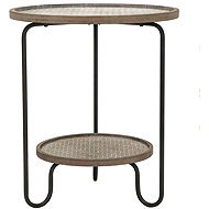 Mauro Ferretti Coffee table with shelf, diameter 48 cm - Coffee Table