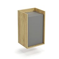 Halmar Skříň Mobius 1D, hakora přírodní / šedá - Skříň